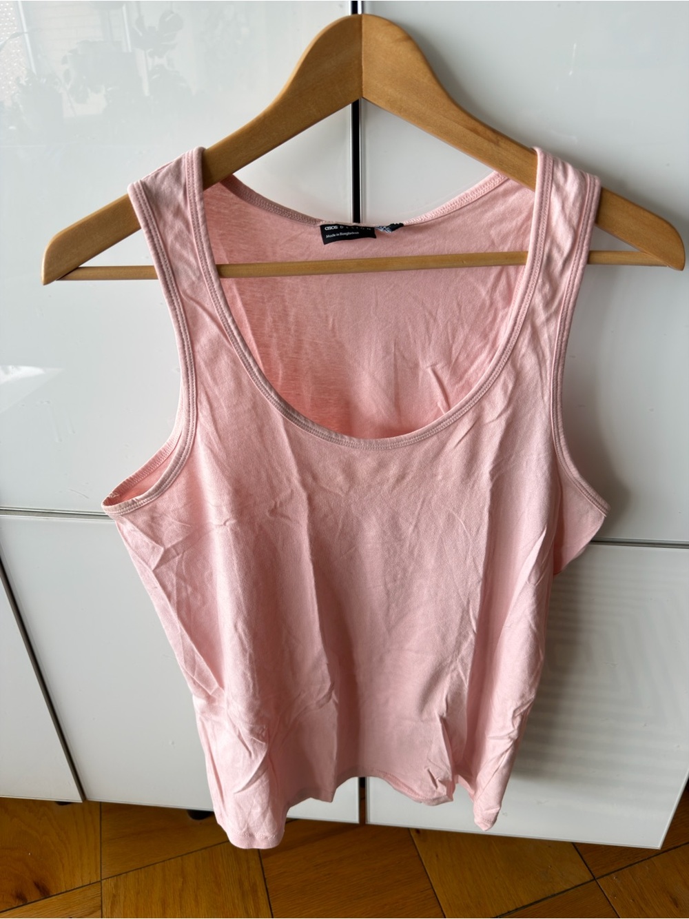 ASOS Light Pink Men's Tank Top - Scoop Neck